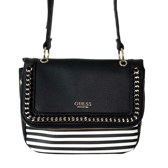 Guess Handbags - NWOT Guess Striped Crossbody Bag